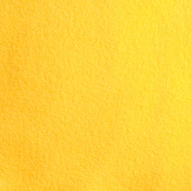 Anja Fleece - Gul - 150 bred - polyester. - SENDES KUN TIL PAKKESHOP