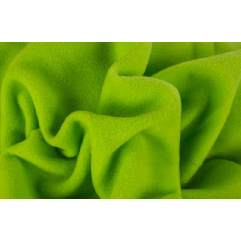 Polar Fleece - Lime - 150 bred - SENDES KUN TILPAKKESHOPS