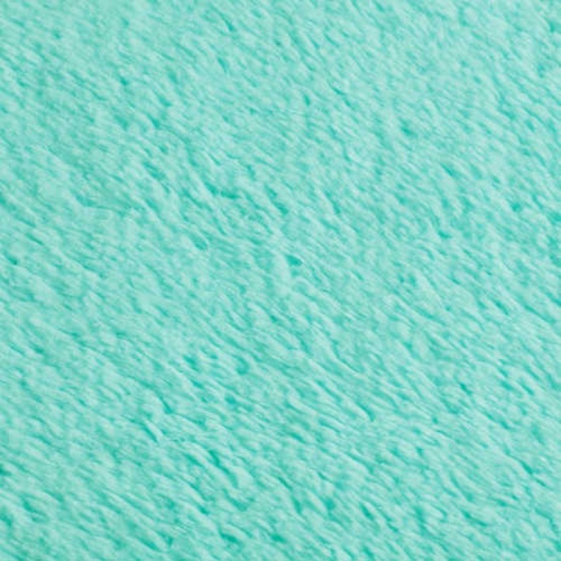 Chantal : Mint farvet micro fiber fleece. - 165 cm bred - SENDES KUN TILPAKKESHOPS