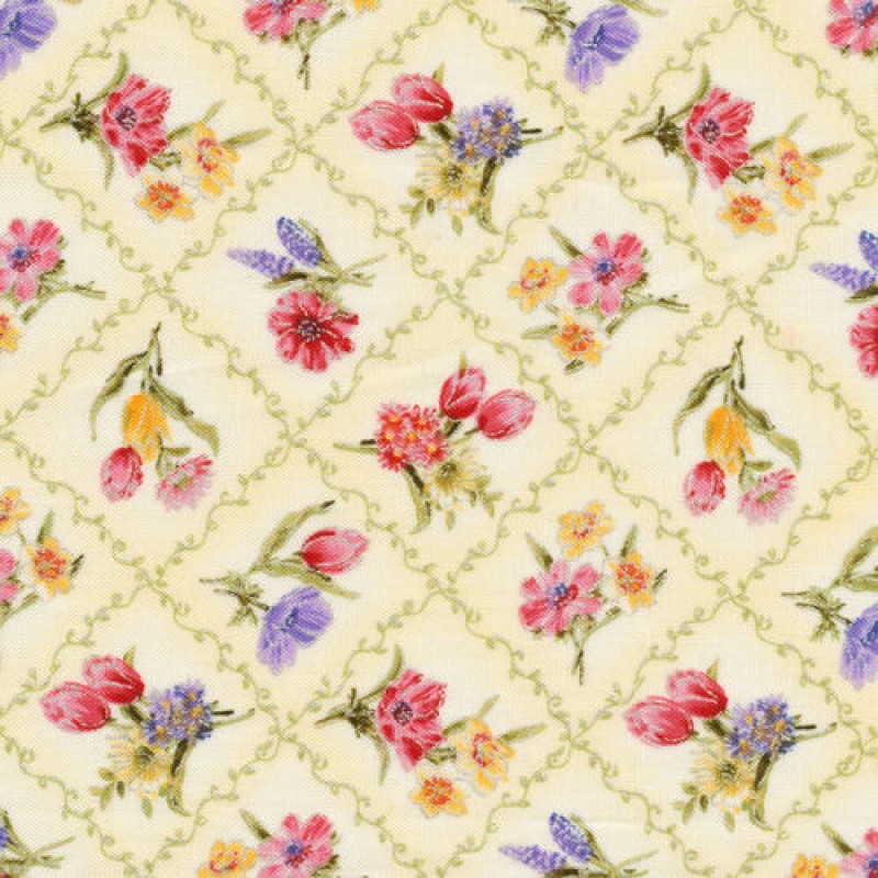 Spring spectacular : små labels - NEDSAT : 80.- pr meter.