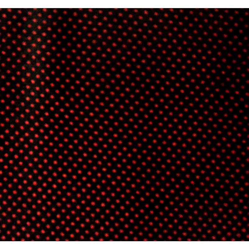 Essential Micro dots : sort med røde prikker