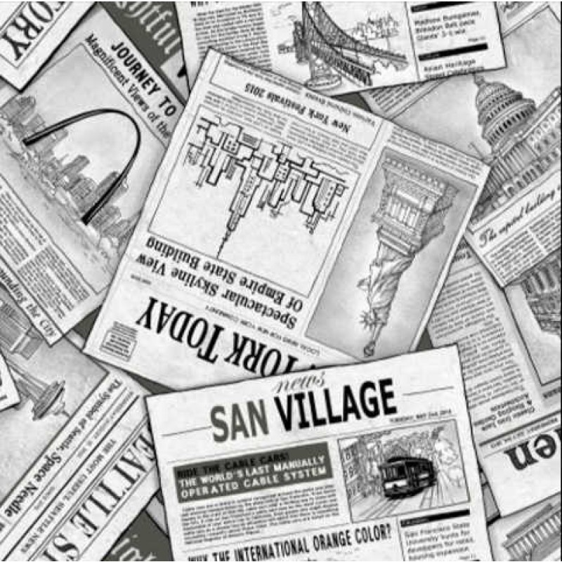 Cityscapes newspaper : Grå