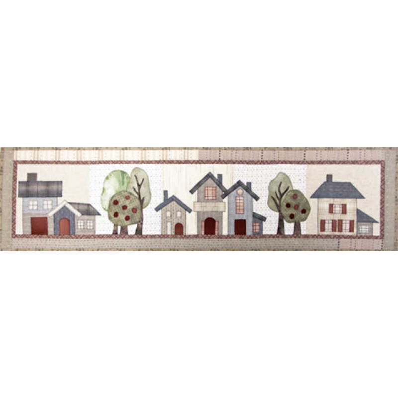 Solbritt & Maria quilt mønster : Huslänge