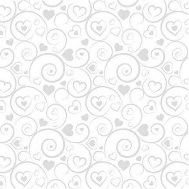 MORNING MIST V : Hvid m/ Hjerter