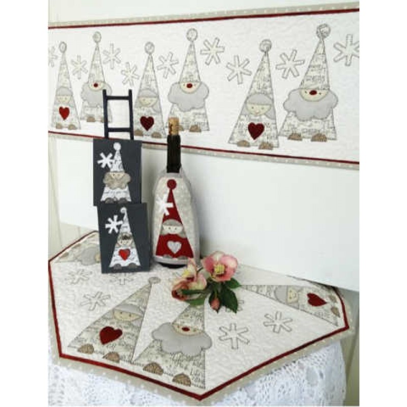 Solbritt & Maria quilt mønster : Triangeltomtar