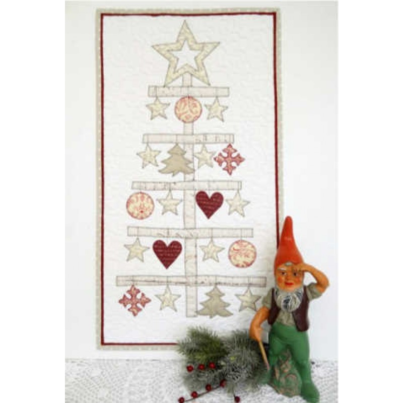 Solbritt & Maria quilt mønster : Juleträd