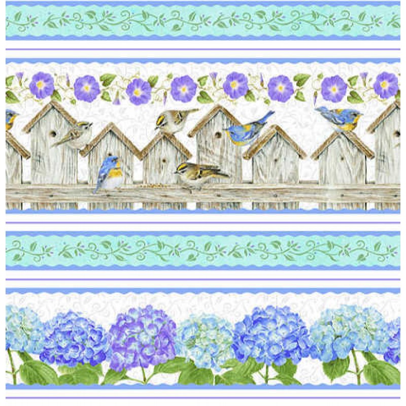 Hydrangea Birdsong : Panel