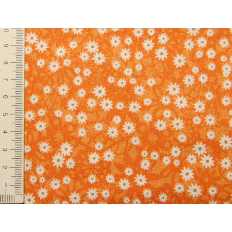 Enchanted Garden - Orange - NEDSAT : 80.- pr meter.