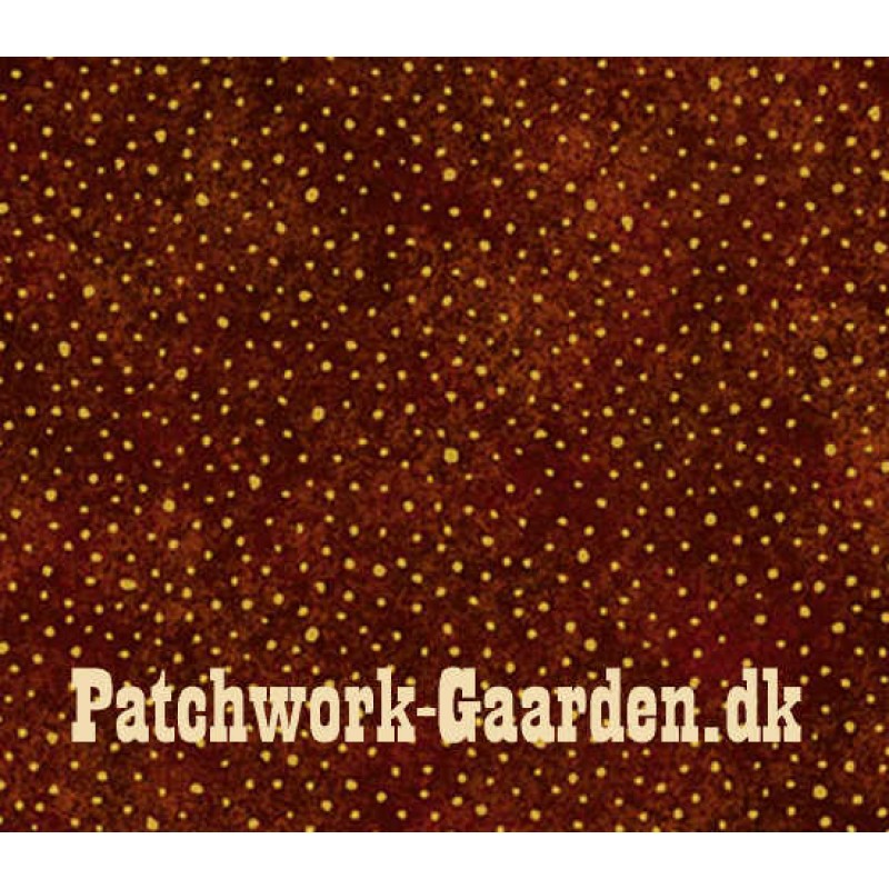 Northcott Shimmer Matallic : Mørk Gylden m/prikker