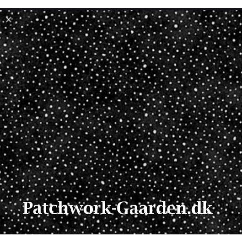 Shimmer : Sort m/ sølv prikker