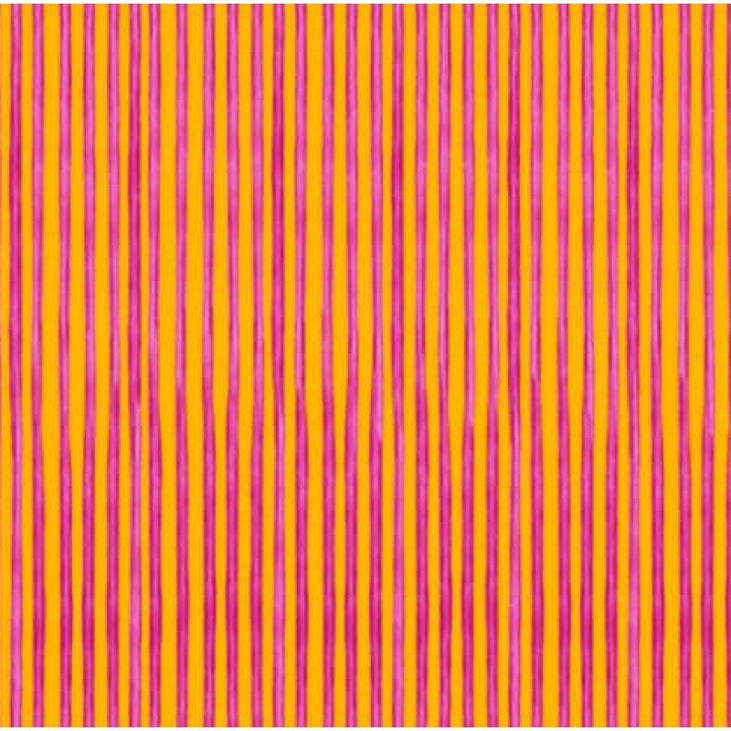 Loralie - Circus Stripe - Carousel : Pink / Gul