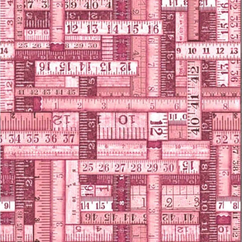 Thimble Pleasures : Rosa Målebånd