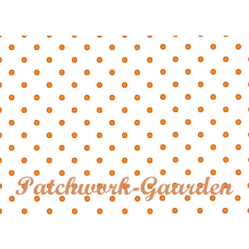 Basically Hugs - Hvid m/ orange prikker