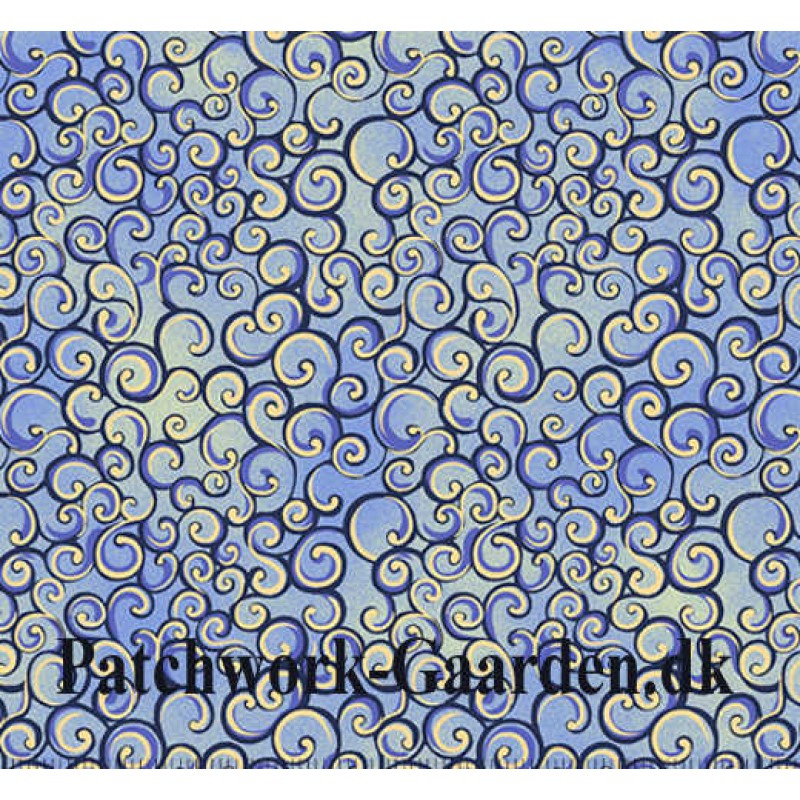 Garden Grandeur : Scroll - Blå