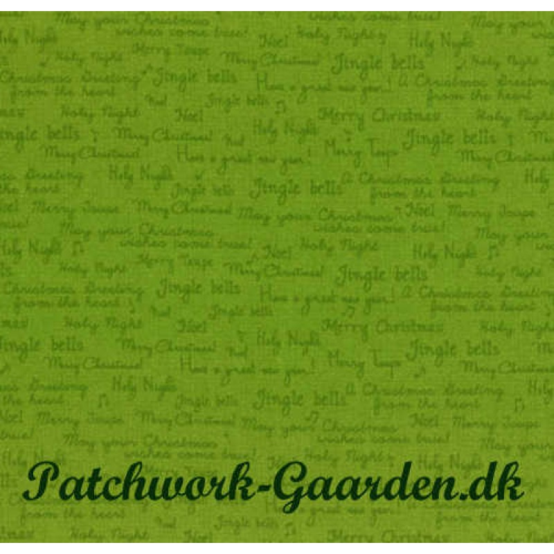 Merry Taupe : Grøn m/ tekst