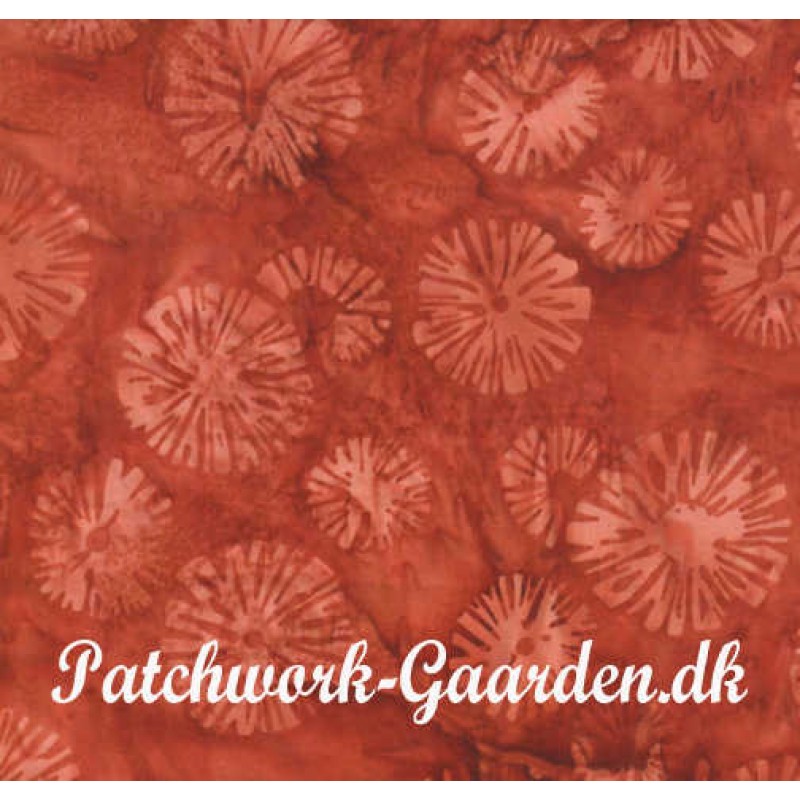 Bali Handpaints : Brune "blomster"