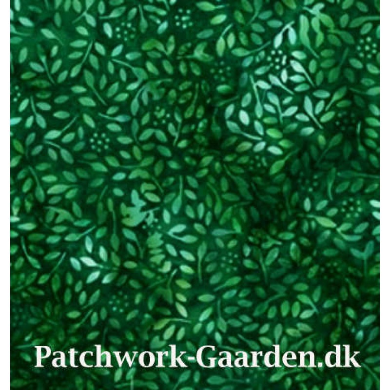 Bali Batik : Grøn m/ Blade