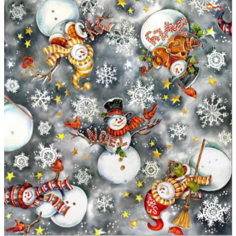 Noel : Store snemænd - grå