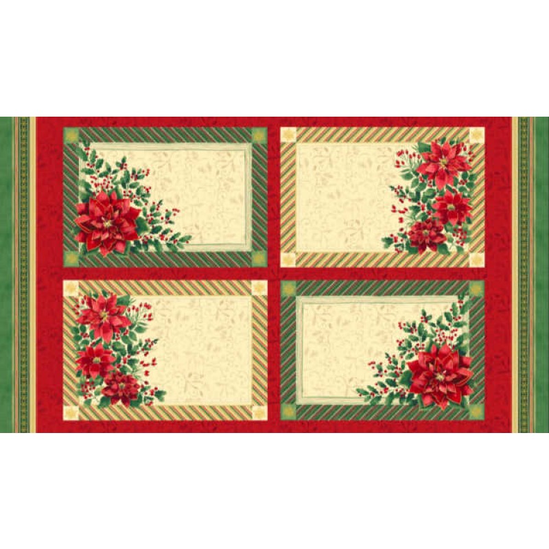 Holiday Traditions : dækserviet panel 40 * 27,5