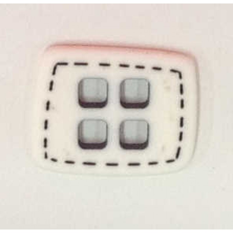 Knapper : Vinduer - 30 mm - offwhite - 1 stk