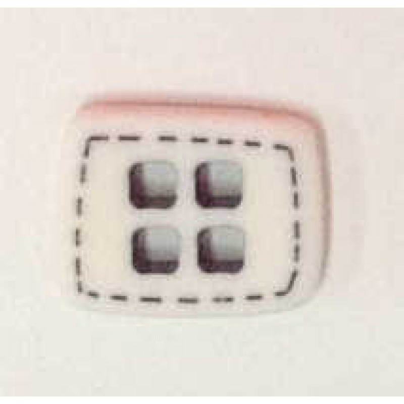 Knapper : Vinduer - 20 mm - offwhite - 1 stk