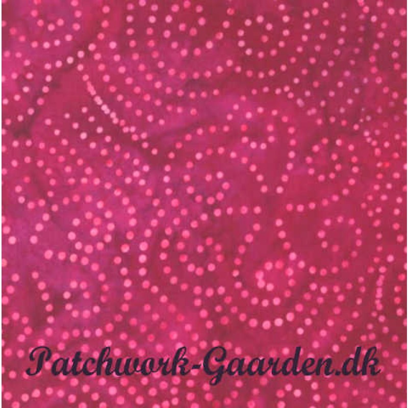 Wild Waves Batiks : rød lilla