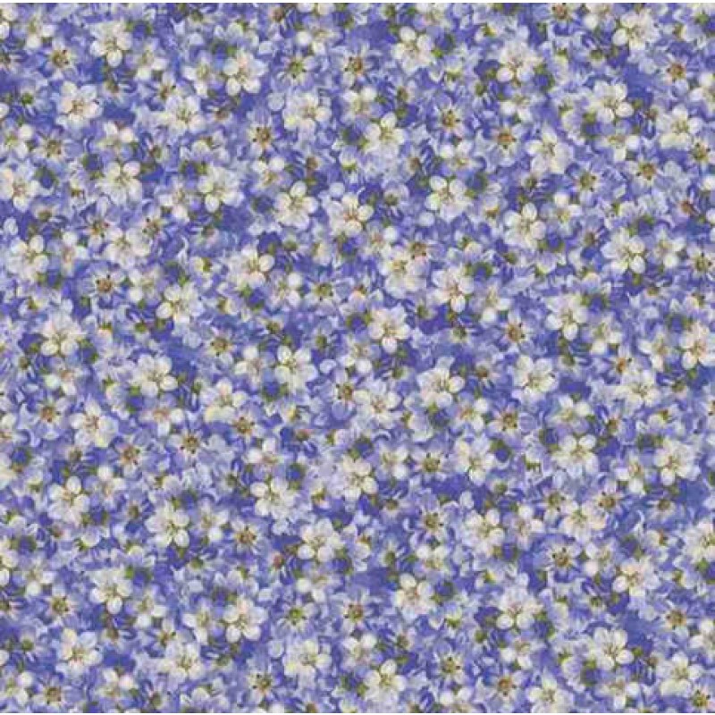 Romance : Blå små blomster