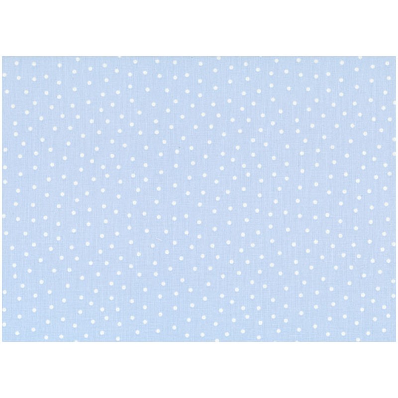 Party in Paradise : Lysblå med hvide prikker.