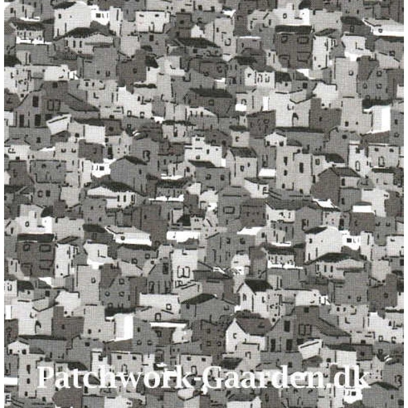 Quilters Coordinates : Huse - grå