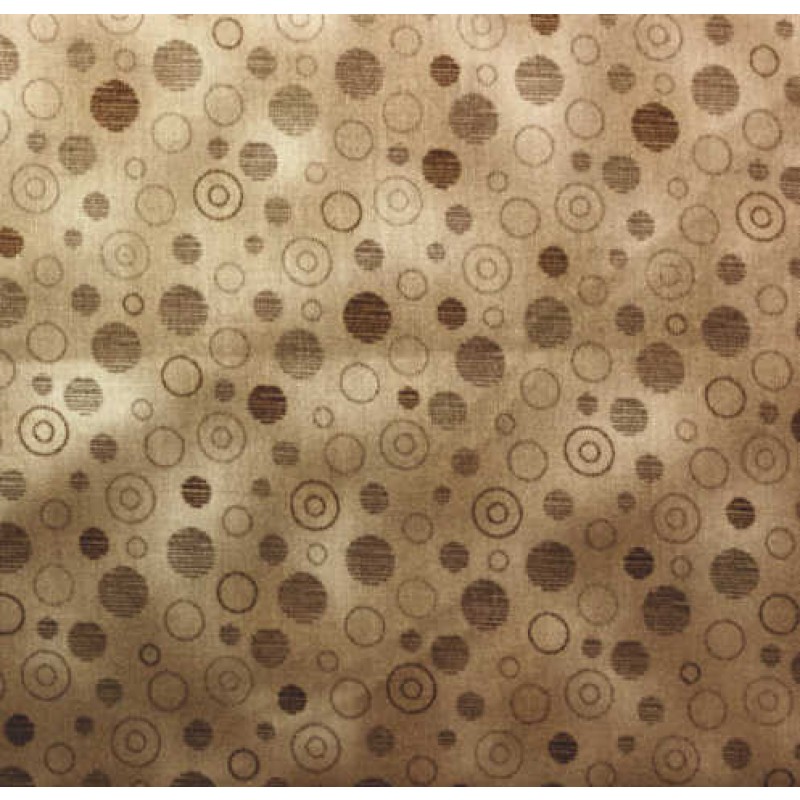 Quilters Basic Special : Grå brune prikker