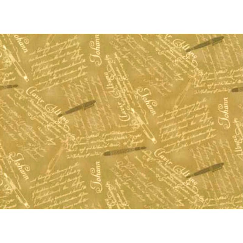 Quilters Basic Special : Tekst - støvet brun