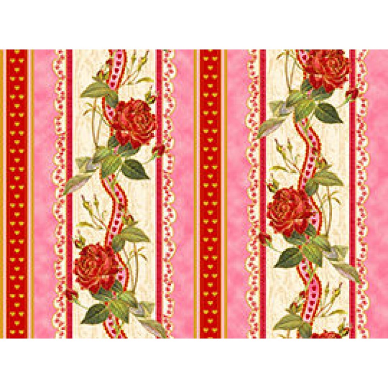 Be Mine : Rosen panel - NEDSAT : 80.- pr meter.