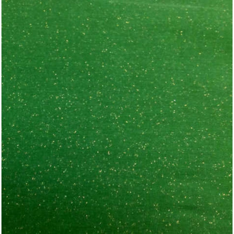 Merry Christmas : Grøn m/ guldstøv