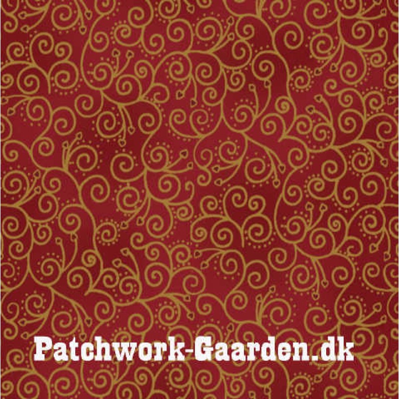 Amazing Stars : Rød m/ guld snoninger