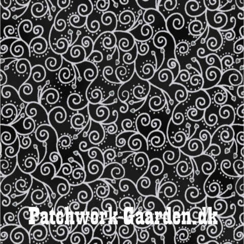 Amazing Stars : Sort m/ sølv snoninger