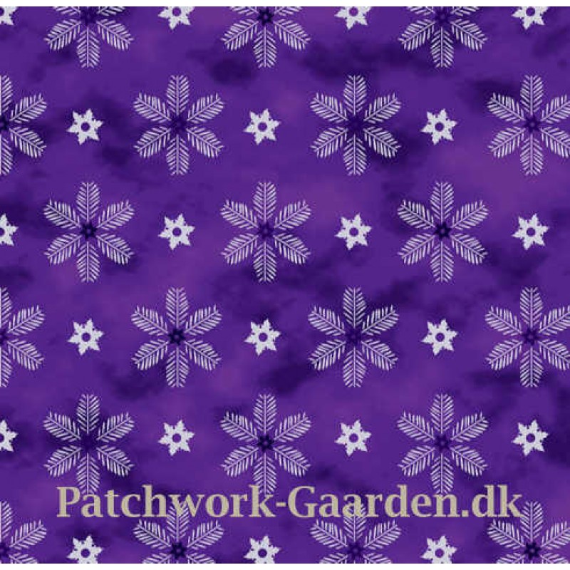 Magic Christmas : lilla m/sølv blomster