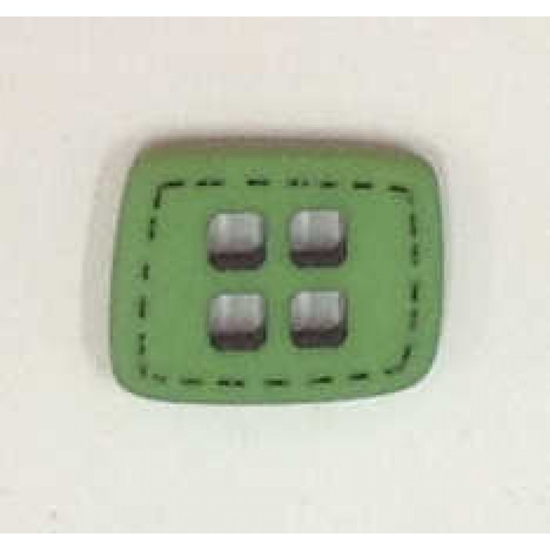 Knapper : Vinduer - 20 mm - Støvet Grøn - 1 stk