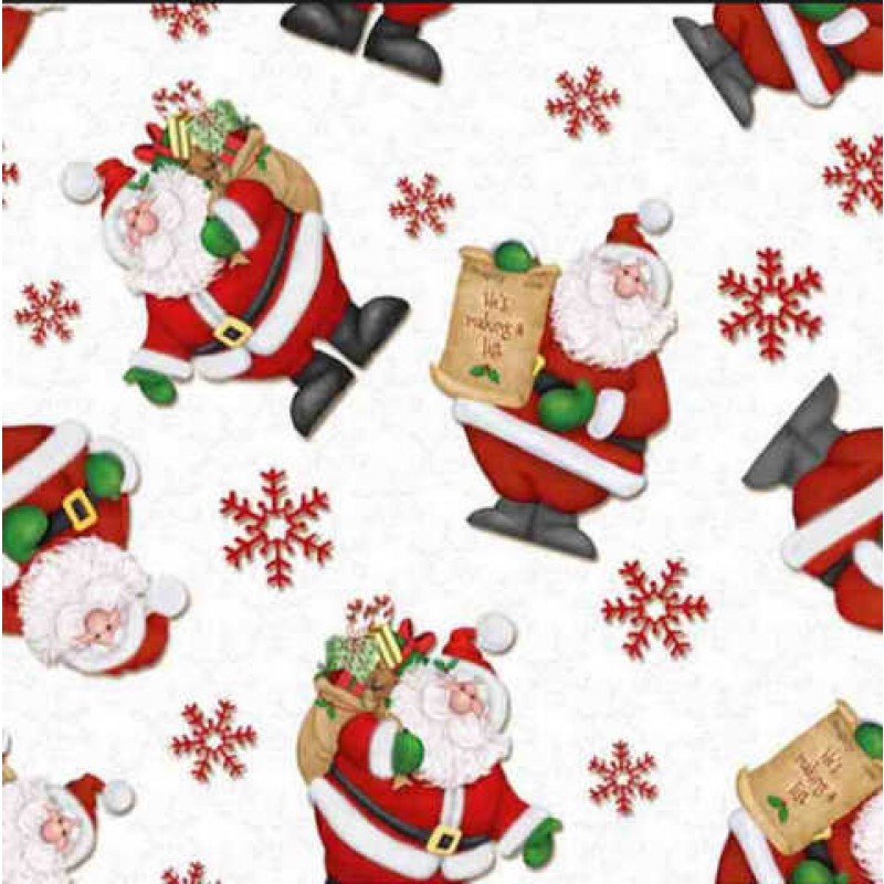 Kringle Krossing : Julemænd - hvid