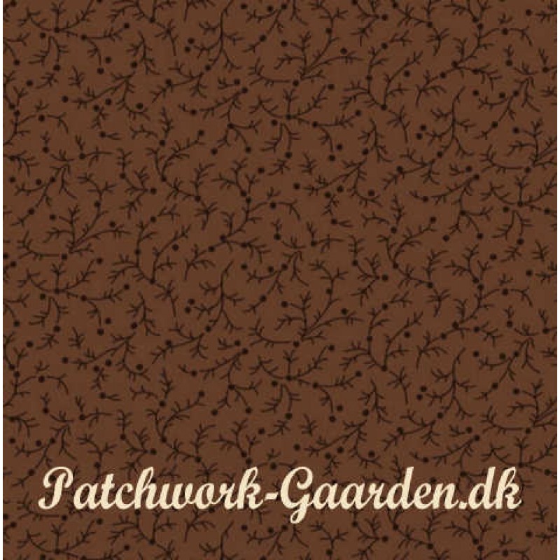 Emma : Mørkebrun - 270 cm bred