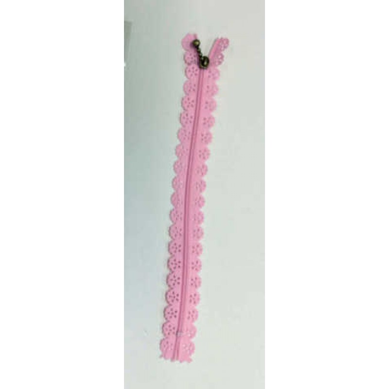 Blonde lynlås - Lyserød