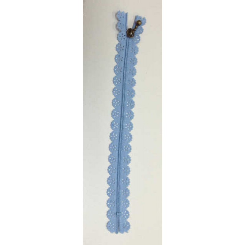 Blonde lynlås - Baby Lyseblå