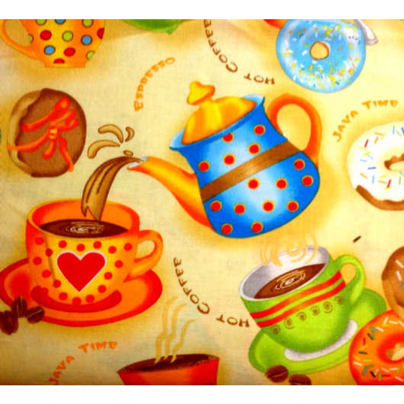 Java time : Kaffe og doughnuts - creme