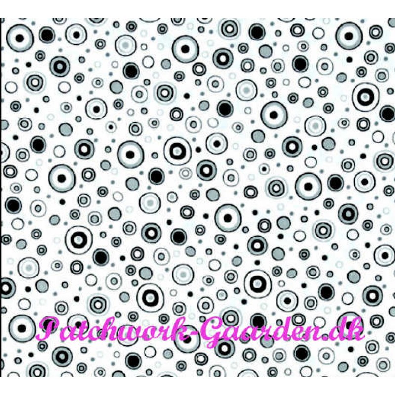 Fade to Black : Hvid m/ cirkler