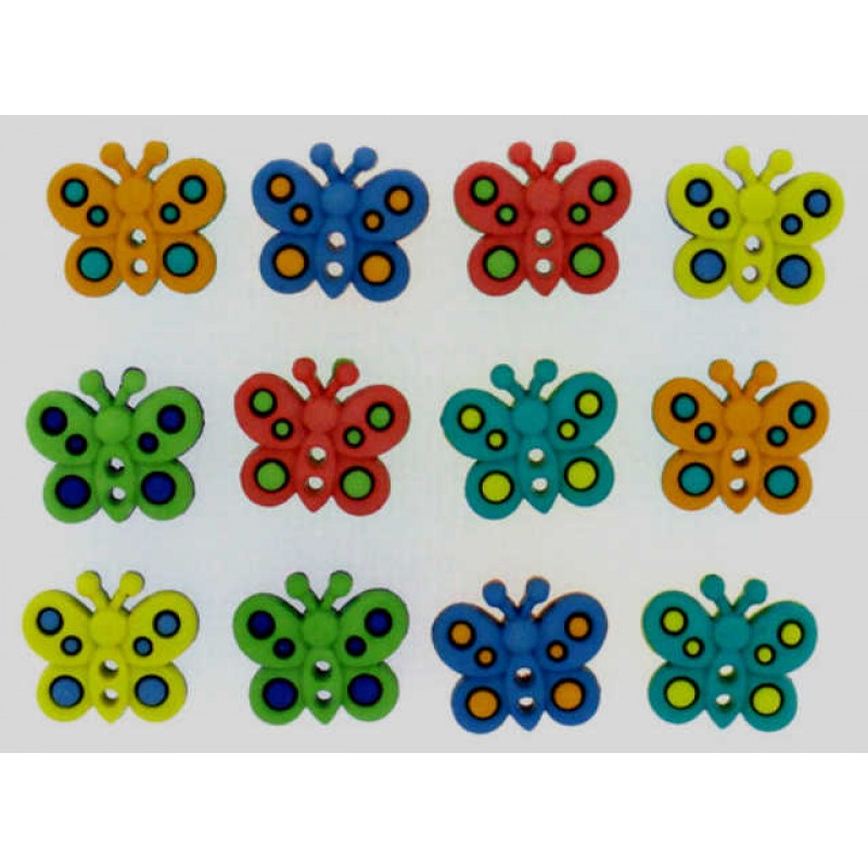 Knapper : Sew Cute Butterflies