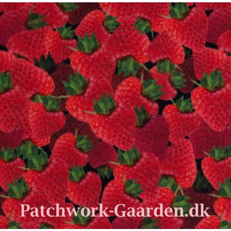 Yummy : Jordbær - 147 cm bredt