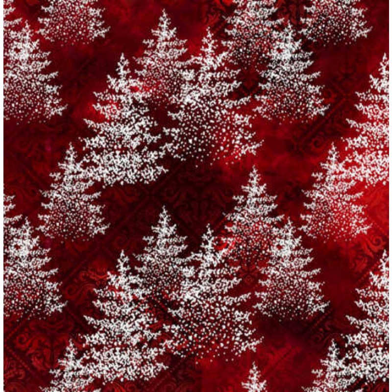 Jason Yenter : Trees Red Winter Around