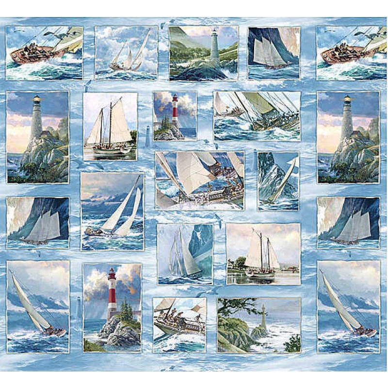 Wind and Waves . Panel