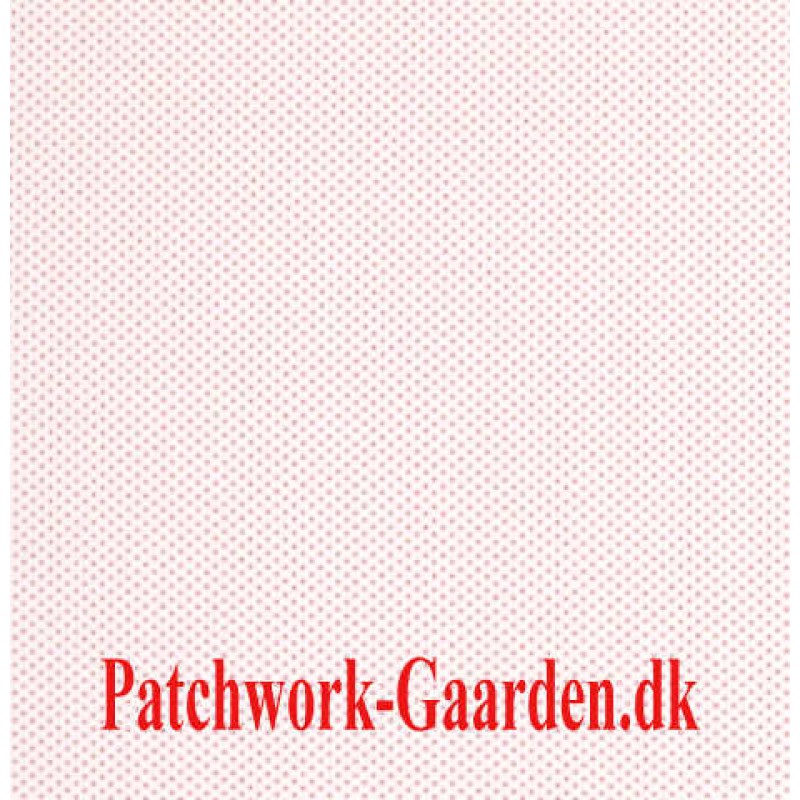 sevenberry print : Hvid m/ røde prikker