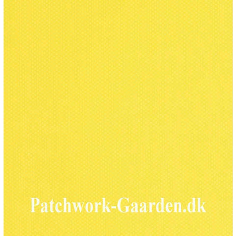 sevenberry print : Gul m/ hvide prikker