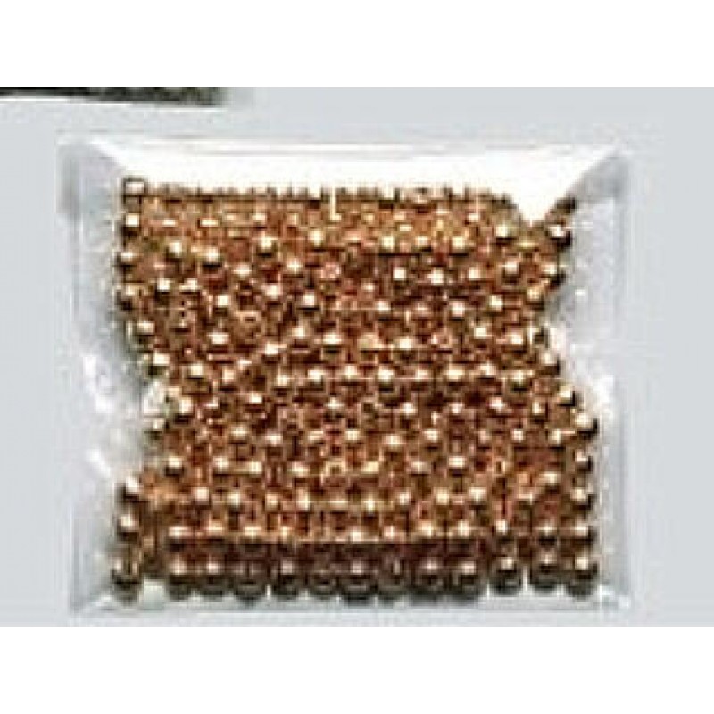 Voks perler 3 mm guld